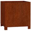 vidaXL Planter with Legs Rusty 40x40x40 cm Corten Steel