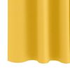 vidaXL Blackout Curtains with Rings 2 pcs Mustard Yellow 175 x 140 cm