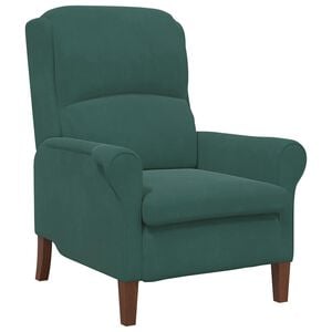 vidaXL Armchair Dark green 76 x 94 x 102 cm Velvet