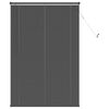 vidaXL Venetian Blind Manual Adjustable Silver Grey 150 x 80 cm PVC