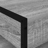 vidaXL Coffee Table Grey Sonoma 80 x 50 x 40 cm Engineered Wood