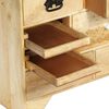 vidaXL Chest of Drawers 60x30x75 cm Solid Mango Wood