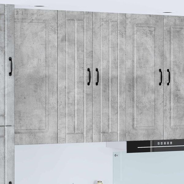 vidaXL Kitchen Cabinet Concrete Grey 60 x 31 x 100 cm Engineered Wood