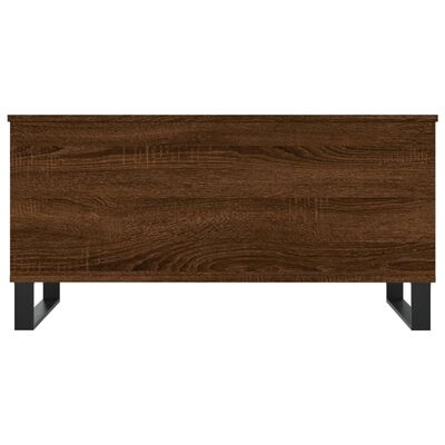 vidaXL Coffee Table Brown Oak 90x44.5x45 cm Engineered Wood