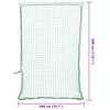 vidaXL Trailer Net with Elastic Rope Green 3x2 m PP