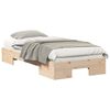 vidaXL Bed Frame Brown 100 x 200 cm