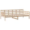 vidaXL Daybed with Drawers without Mattress 90x200 cm Solid Wood