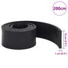 vidaXL Rubber Edge for Snow Plow Black 200x10x1 cm
