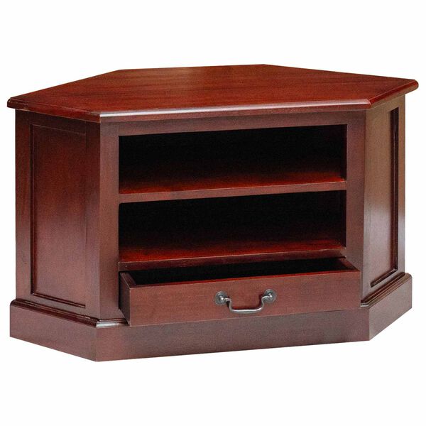 vidaXL CornerTVCabinet Brown 79 x 40 x 46 cm Solid Mahogany Wood