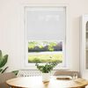 vidaXL Pleated Blind White 70x150 cm Fabric Width 69.4 cm Polyester