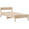 vidaXL Bookcase Bed without Mattress 90x200 cm Solid Wood Pine