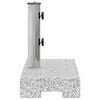 vidaXL Parasol Base Granite Rectangular 25 kg