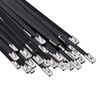 vidaXL Cable Tie 250 pcs 4.6 x 500 mm Black