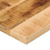 vidaXL Table Top 110x30x2.5 cm Rectangular Solid Wood Rough Mango