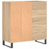 vidaXL Record Cabinet Sonoma Oak 84.5x38x89 cm Engineered Wood