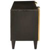 vidaXL TV Cabinet Black and Gold 105 x 33 x 46 cm Engineered wood