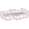 vidaXL 8 Piece Garden Sofa Set Solid Wood Douglas Fir