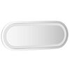 vidaXL LED Bathroom Mirror 40x15 cm Oval