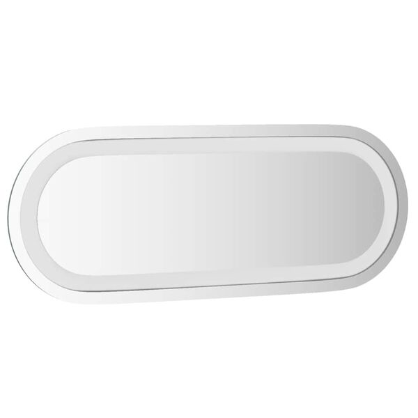 vidaXL LED Bathroom Mirror 40x15 cm Oval