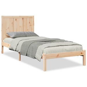 vidaXL Extra Long Bed Frame without Mattress 100x210 cm Solid Wood