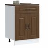 vidaXL Kitchen Base Cabinet Kalmar Brown Oak Engineered Wood