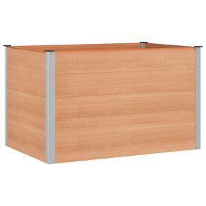 vidaXL Garden Raised Bed Brown 150 x 100 x 91 cm