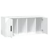 vidaXL TV Cabinet High Gloss White 100x35x40 cm Engineered Wood