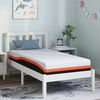 vidaXL Mattress White and Black 80 x 160 cm Gel-Infused Foam