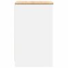 vidaXL Garage Storage Cabinet White 40x51x85 cm Solid Wood Pine