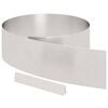 vidaXL Lawn Edging 4 pcs 450 x 0.05 x 20 cm Stainless Steel Silver
