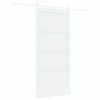 vidaXL Sliding Door White 93 x 202 cm Solid Pine Wood