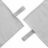 vidaXL Sports Towel Set 2 pcs Grey Fabric