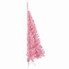 vidaXL Artificial Pre-lit Christmas Tree with 150 LEDs Pink 120 cm PVC