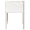 vidaXL Garden Planters 2 pcs White 50x50x70 cm Solid Pinewood