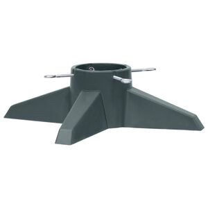 vidaXL Christmas Tree Stand | Green | Plastic | Medium | Christmas Tree Stand