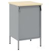 vidaXL Workbench Black and grey 50 x 55 x 85 cm Powder-coated steel