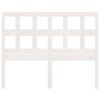 vidaXL Bed Headboard White 140.5x4x100 cm Solid Wood Pine