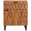 vidaXL Bedside Cabinet Brown 50 x 33 x 60 cm Solid Mango Wood