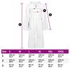 vidaXL Bathrobe KINN White S Cotton