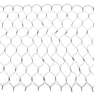 vidaXL Led Net Dark Green