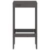 vidaXL Bar Stools 2 pcs Grey 40x36x75 cm Solid Wood Pine