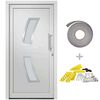 vidaXL Front Door White 98x200 cm