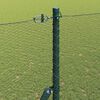 vidaXL Fence Post Green 25 x 1.5 m (13 mm mesh) Steel