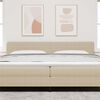 vidaXL Headboard with Headboard Light Green Grey 200 cm Faux Leather