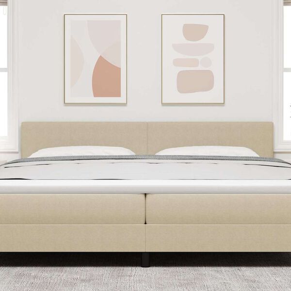 vidaXL Headboard with Headboard Light Green Grey 200 cm Faux Leather