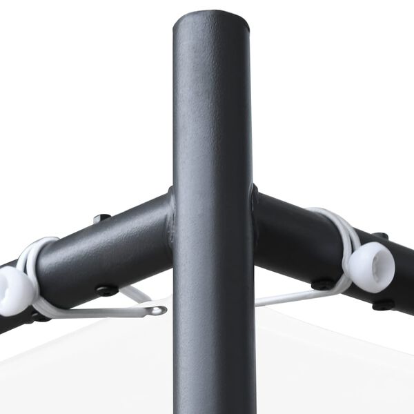 vidaXL Gazebo with Roof 3x3 m White 180 g/m&sup2;