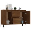 vidaXL Sideboard Brown Oak 102x35x70 cm Engineered Wood