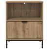 vidaXL Bedside Cabinet Artisan oak 49 x 36 x 61 cm Engineered wood