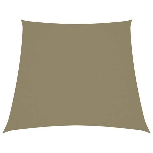 vidaXL Sunshade Sail Oxford Fabric Trapezium 2/4x3 m Beige