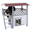 Kerbl Cat House Lodge Ontario 77x50x73 cm Light Grey
